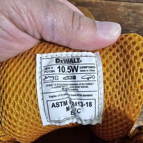 Dewalt Flex Mens Steel Toe Safety Work Boot Sundance Brown 10.5 WIDE - Picture 11 of 15